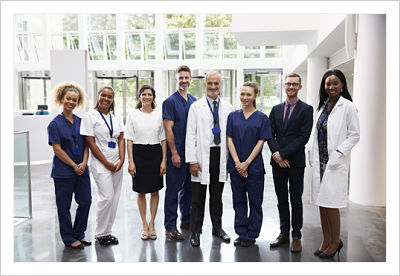Picture of Physicians and Nurses (Males and Females)